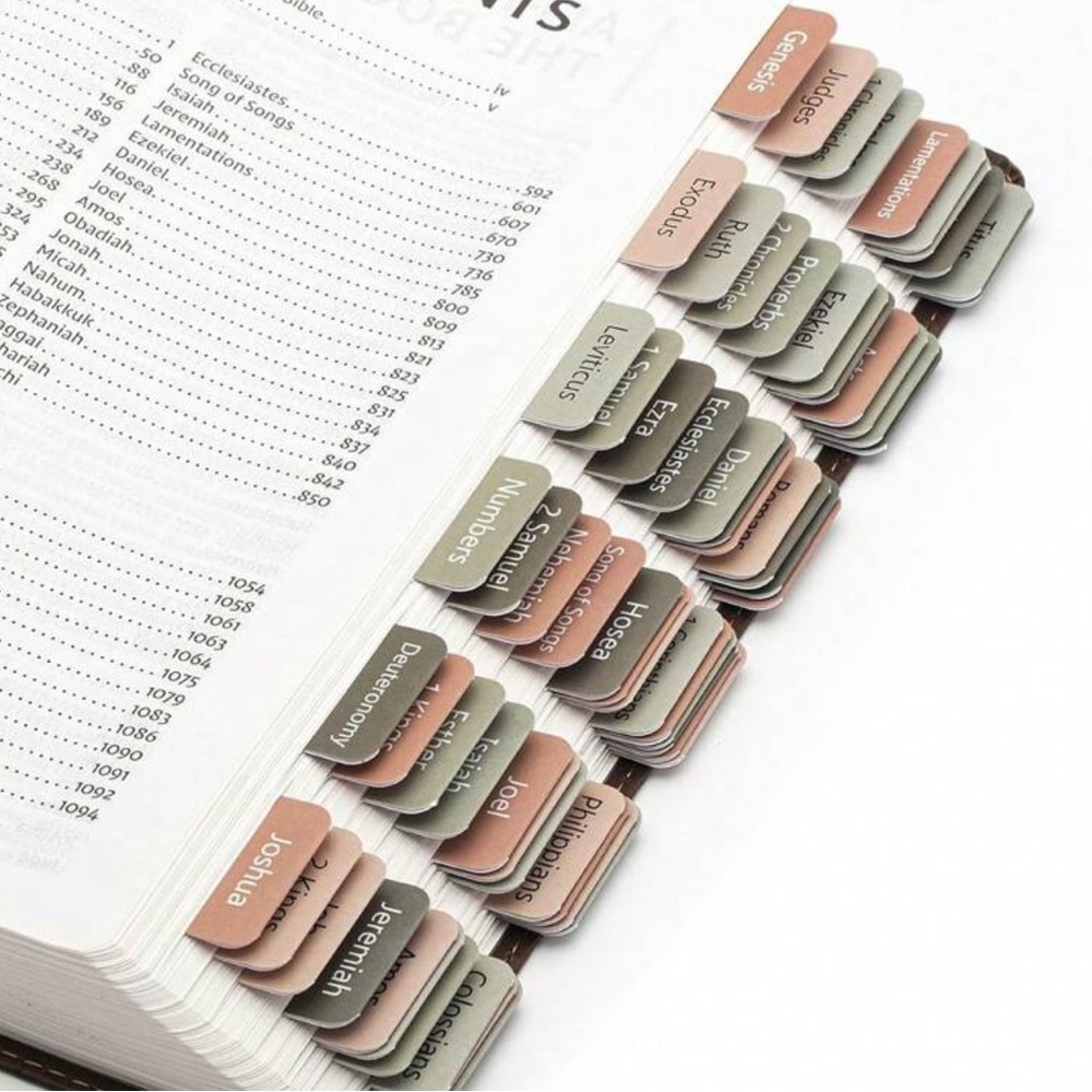 1 Pack (75pcs) Bible Tab Stickers